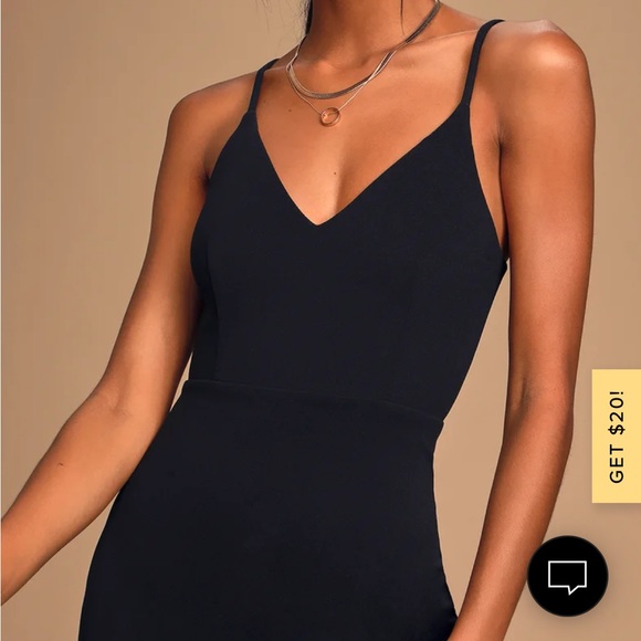 Lulus- Moments Of Bliss Black Backless Mermaid Maxi Dress - Picture 3 of 5